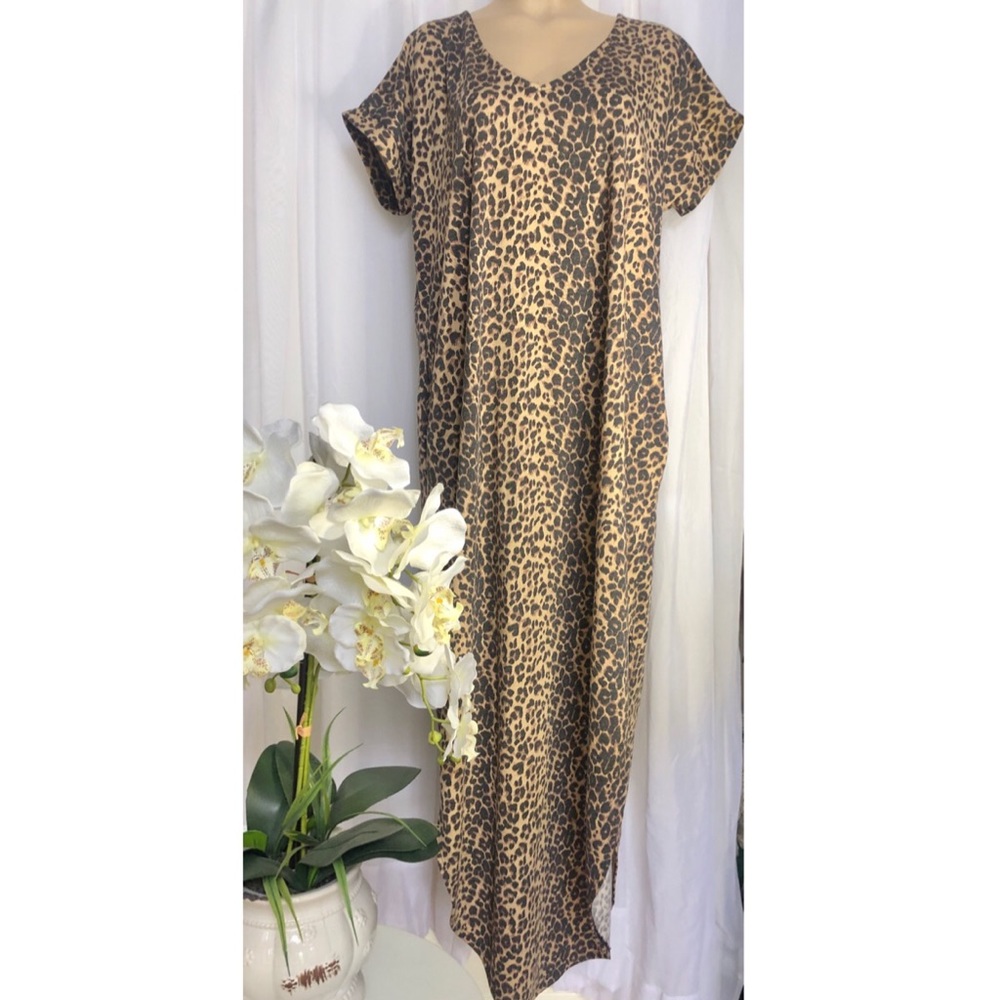 Maxi Leopard Dress